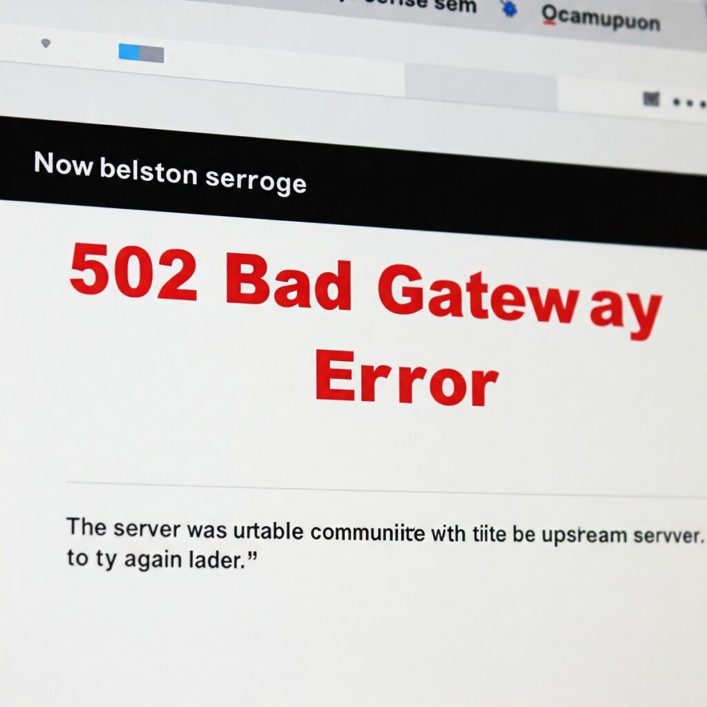 502 bad gateway là gì