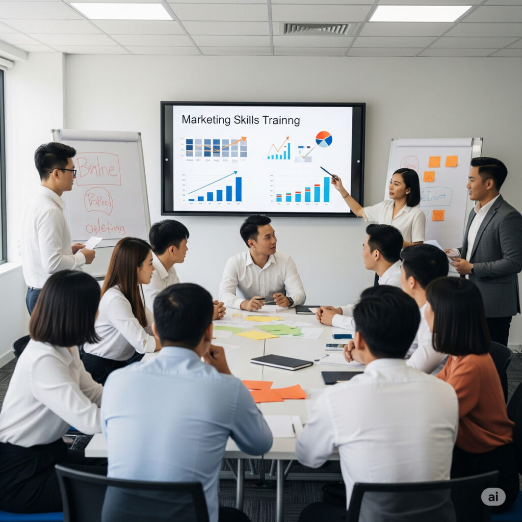 kỹ năng cần có trong marketing