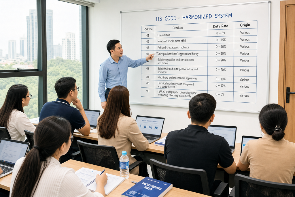 Học xuất nhập khẩu ở đâu